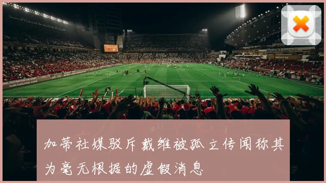 加蒂社媒驳斥戴维被孤立传闻称其为毫无根据的虚假消息